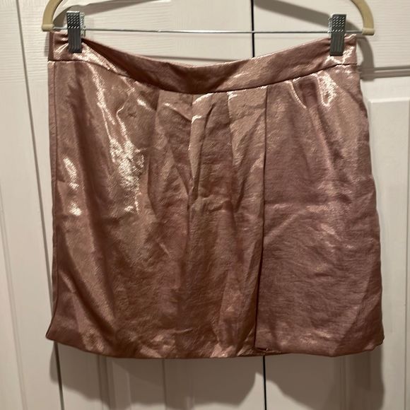 Old Navy Silk Pink Mini Skirt - Picture 1 of 4
